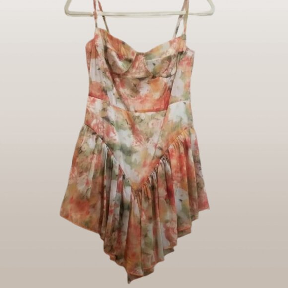 SHEIN Dresses & Skirts - SHEIN Whimsical Fairy Basque Waist Bustier Floral Valentines Day Date